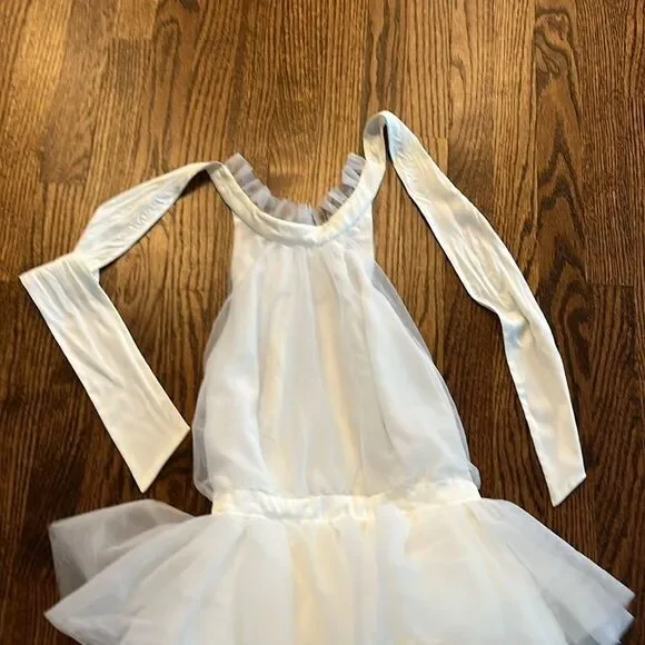 Hutch Size 2 Little White Wedding Dress White $260 Tulle Halter Mini Dress  - threedaughtersproperties.com